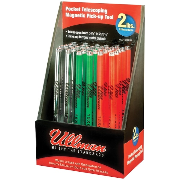 Pocket Telescopic Multicolor Mag Pick-Up Tool Disp